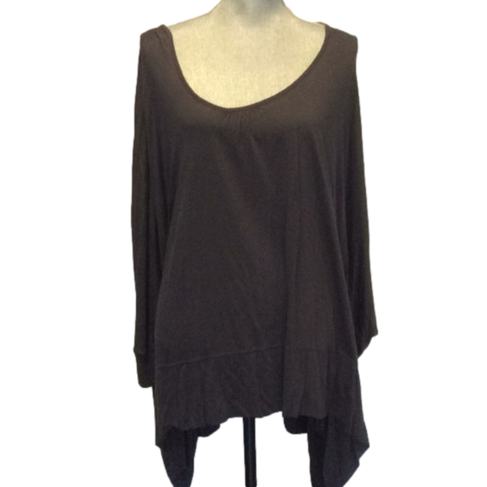 Groa danish designer dark gray oversized top